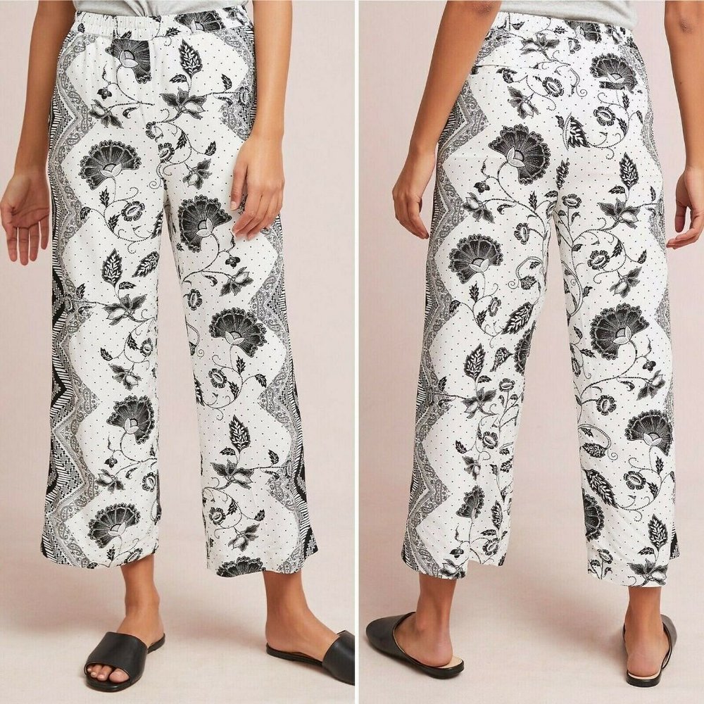 *SOLD* Anthropologie Ett:Twa Wide-Leg Crop Pants